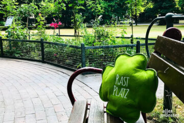 Rastplatz an der Promenade: Die Beete beim Buddenturm. (Foto: Josef Scheller)