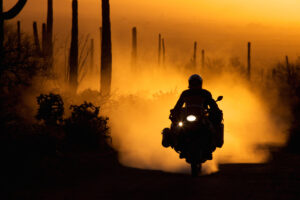 Michael Martin auf seinem Motorrad im Südwesten der USA. (Foto: Michael Martin)