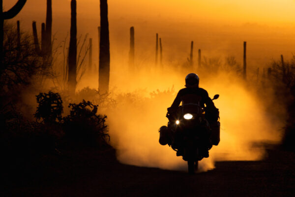 Michael Martin auf seinem Motorrad im Südwesten der USA. (Foto: Michael Martin)