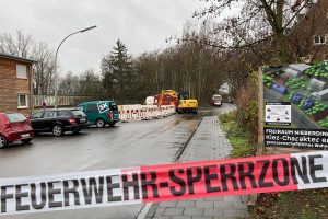 Der Verdachtspunkt an der Nieberdingstraße. (Foto: Thomas Hölscher)