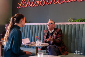 Götz Alsmann im Interview mit ALLES MÜNSTER. (Foto: Thomas Hölscher)