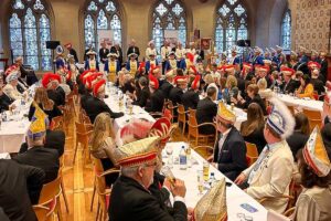 Ehren- und Obergeistertaufe 2023 im Rathausfestsaal. (Foto: Böse Geister)