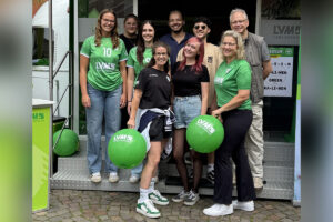 Mitglieder des USC Münster auf dem Stadtfest "Münster Mittendrin". (Foto: USC)